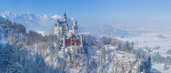 Замок Нойшванштайн, Германия. Панорама Замок Нойшванштайн, Германия. Панорама