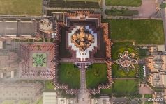 Над храмом Сваминараян Акшардхам Над храмом Сваминараян Акшардхам