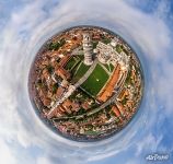Старый город, Пизанская башня и кафедральный собор Дуомо. Планета Старый город, Пизанская башня и кафедральный собор Дуомо. Планета