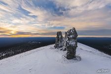 Столбы вечером Столбы вечером